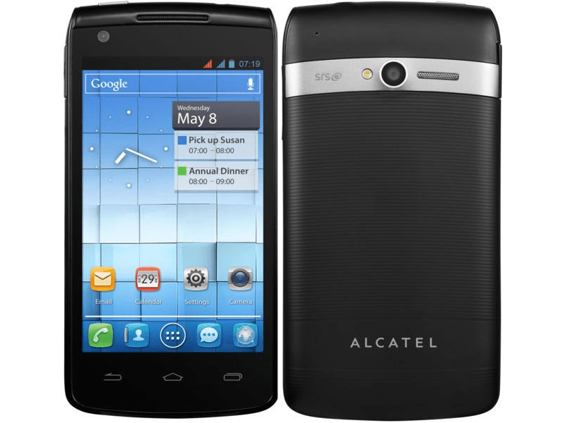 ALCATEL OT992D BLACK B Mobiltelefon