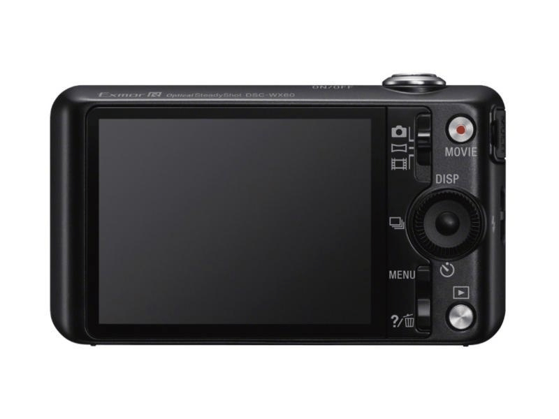 Sony Cyber-shot DSC-WX60 16,2 MPx Fényképezőgép, Fekete