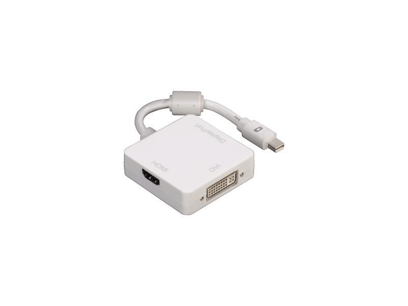 Hama 3in1 Mini DisplayPort-DVI-DisplayPort Converter 53245