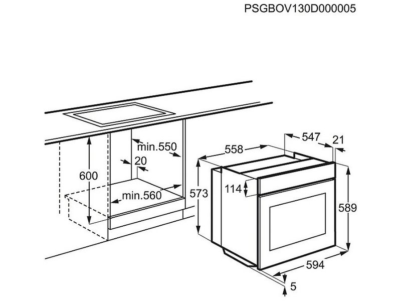 ZANUSSI ZOB33701CR Beépíthető sütő