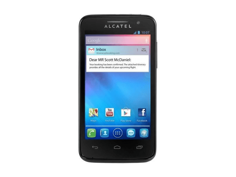 ALCATEL M'POP Dual fehér OT-5020D Mobiltelefon