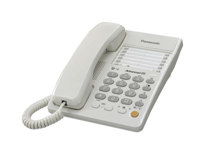 Panasonic TS2308 Vezetékes Telefon, Fehér