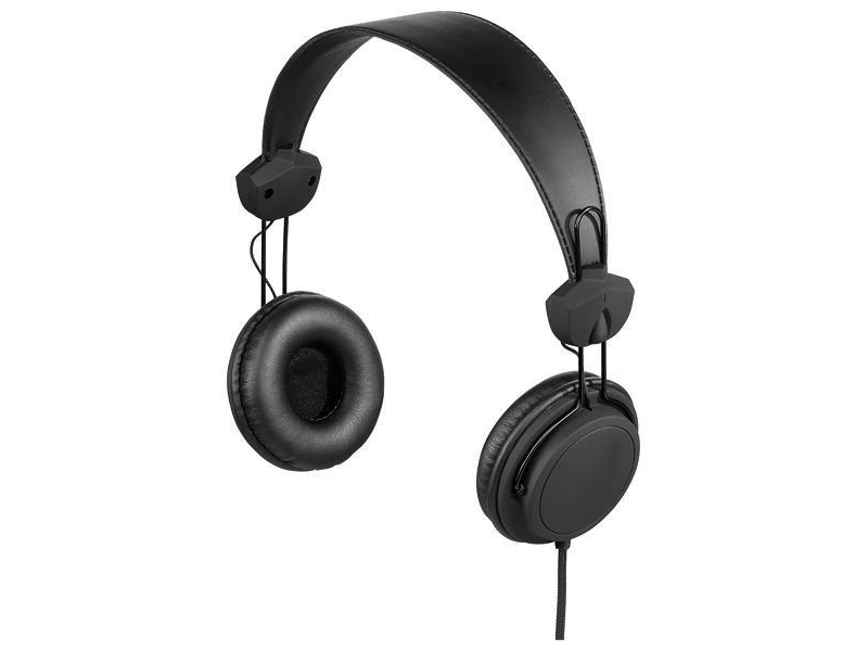 Hama 93074 Joy Mikrofonos Fejhallgató, Fekete