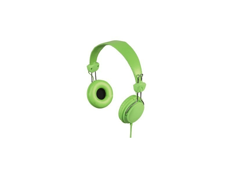 Hama 93076 Joy Mikrofonos Fejhallgató, Zöld