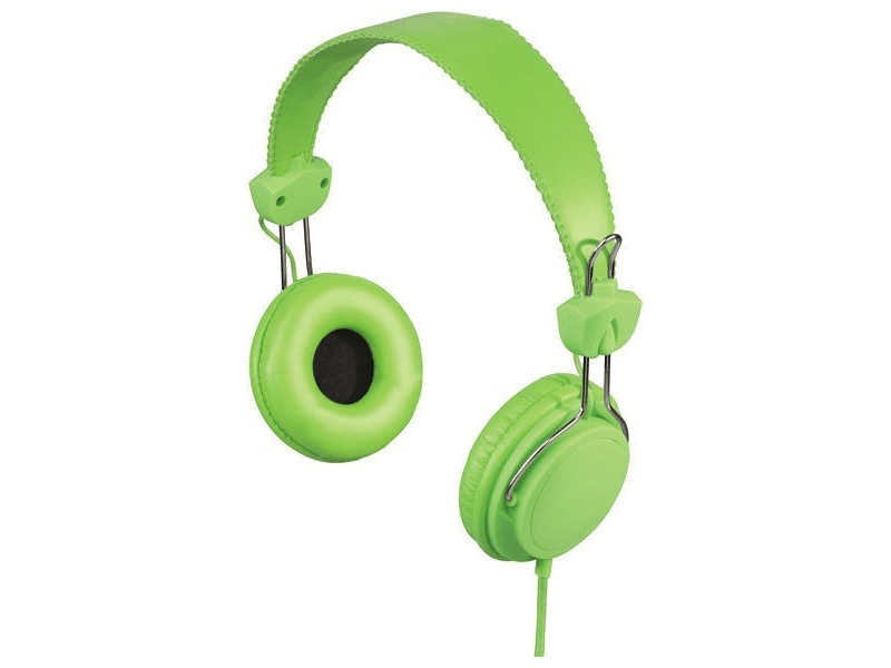Hama 93076 Joy Mikrofonos Fejhallgató, Zöld