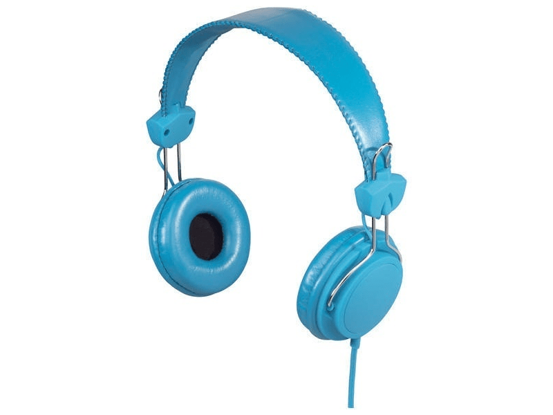 Hama 93077 Joy Mikrofonos Fejhallgató, Kék