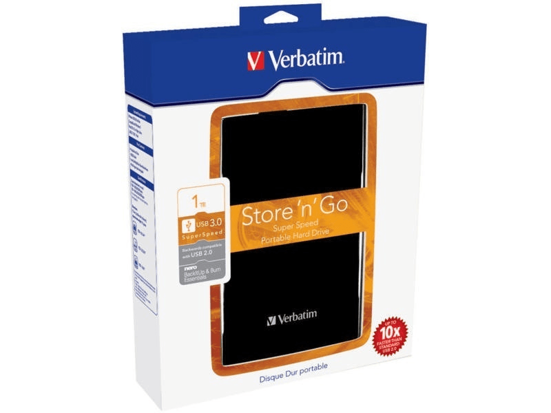 VERBATIM HV1TMUF külső winchester, fekete