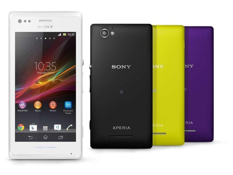 Sony Xperia M Dual SIM 4 GB Kártyafüggetlen Mobiltelefon, Fekete