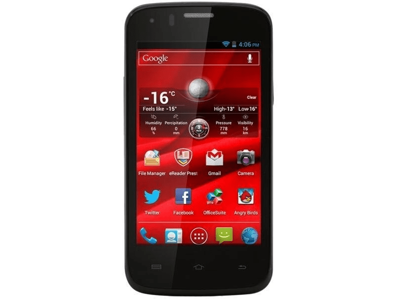 Prestigio PAP4055-DUO Dual SIM 4 GB Kártyafüggetlen Mobiltelefon, Fehér