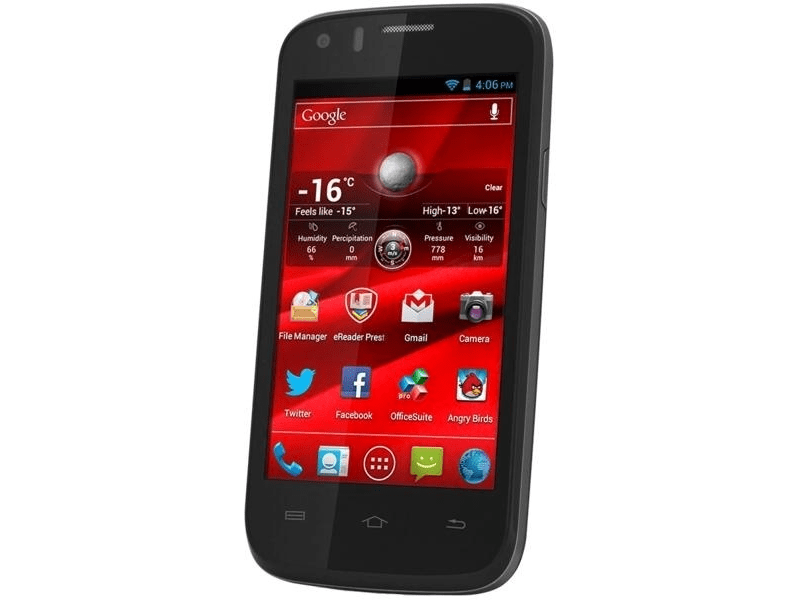 Prestigio PAP4055-DUO Dual SIM 4 GB Kártyafüggetlen Mobiltelefon, Fehér