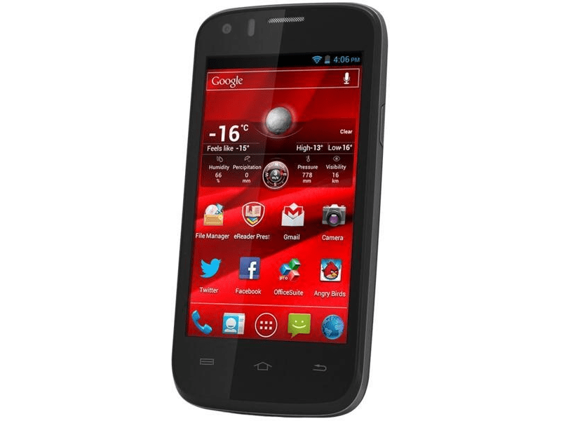 Prestigio PAP4055-DUO Dual SIM 4 GB Kártyafüggetlen Mobiltelefon, Fehér