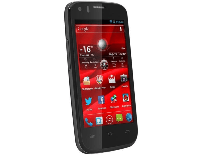 Prestigio PAP4055-DUO Dual SIM 4 GB Kártyafüggetlen Mobiltelefon, Fehér