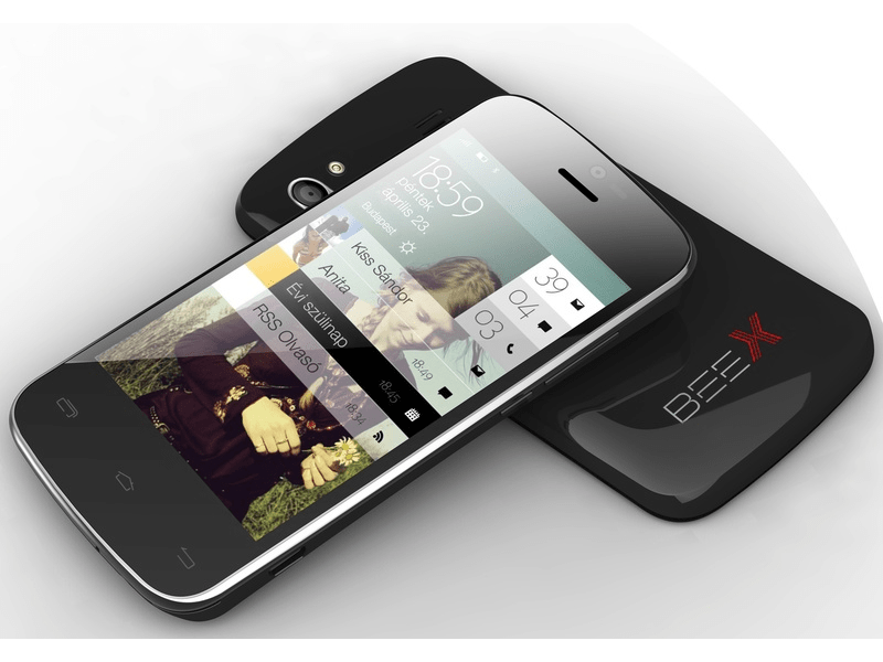 Beex M1 G Dual SIM 4 GB Kártyafüggetlen Mobiltelefon, Fekete