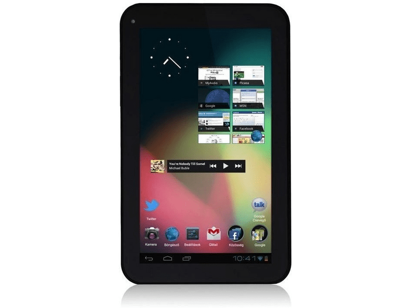 BEEX S4 Quad-Core 8 GB Tablet, Fekete