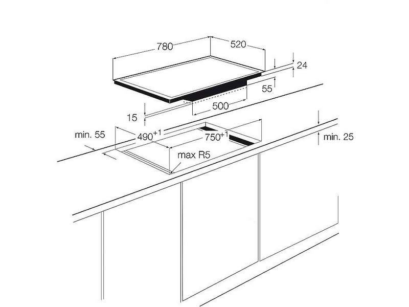 AEG HK874400FB Beépíthető kerámia főzőlap