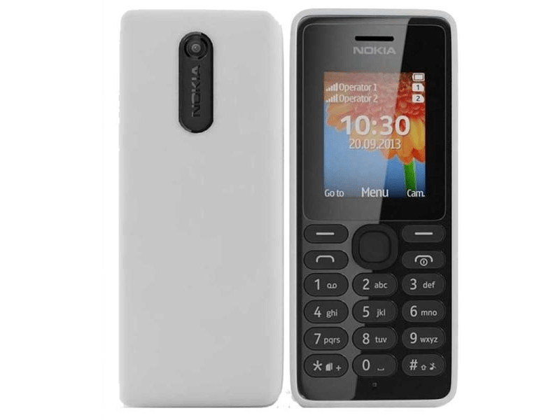 Nokia 108 Klasszikus Kártyafüggetlen Mobiltelefon, Fekete