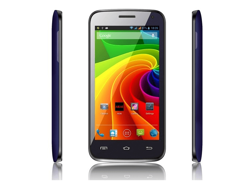 Akai PHA-4850 Dual SIM 4 GB Kártyafüggetlen Mobiltelefon, Fekete