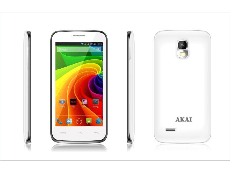 Akai PHA-4850 Dual SIM 4 GB Kártyafüggetlen Mobiltelefon, Fekete