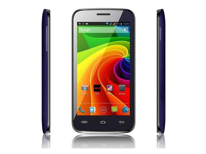 Akai PHA-4850 Dual SIM 4 GB Kártyafüggetlen Mobiltelefon, Fekete