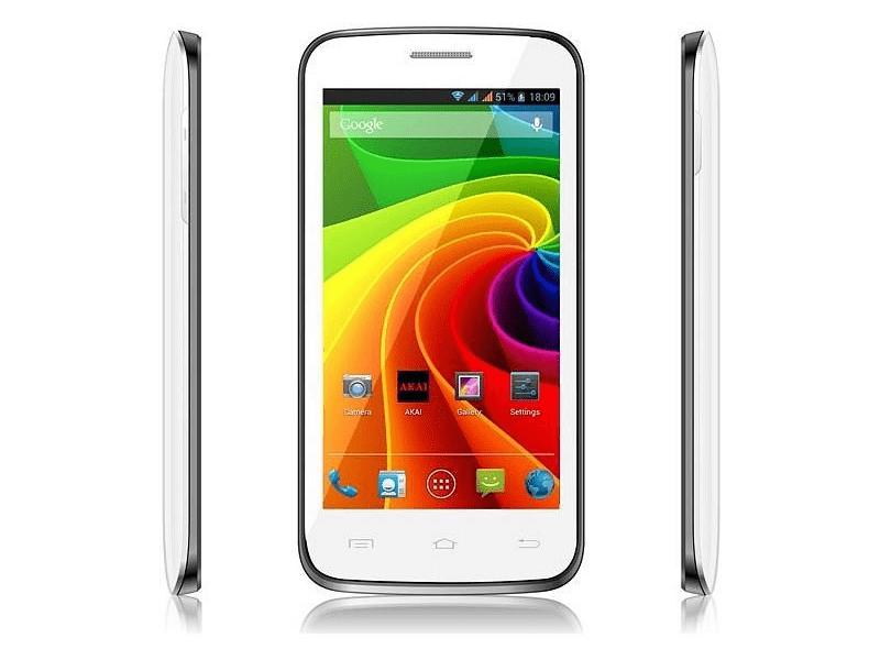 Akai PHA-4850 Dual SIM 4 GB Kártyafüggetlen Mobiltelefon, Fekete