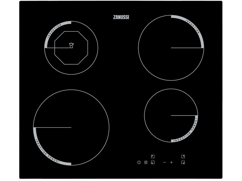 Zanussi ZEI6840FBA Beépíthető indukciós főzőlap, 60 cm