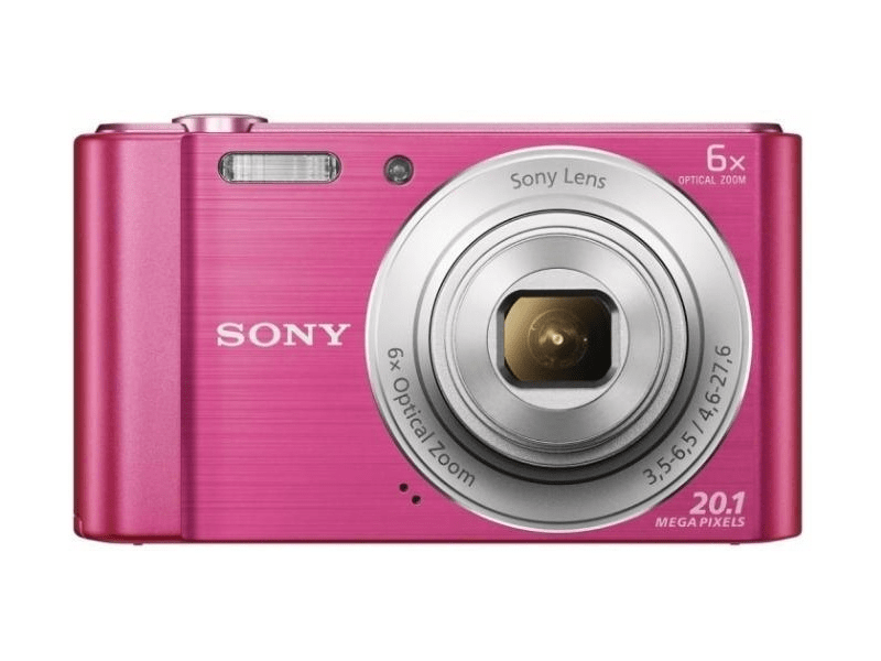 Sony Cyber-Shot DSCW810B 20,1 MPx Fényképezőgép 6 x optikai zoommal, Fekete