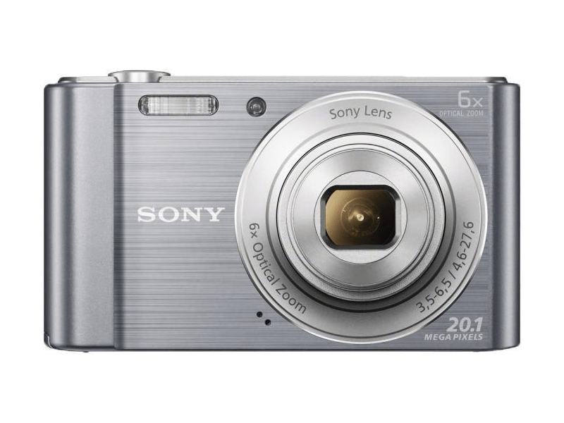 Sony Cyber-Shot DSCW810B 20,1 MPx Fényképezőgép 6 x optikai zoommal, Fekete