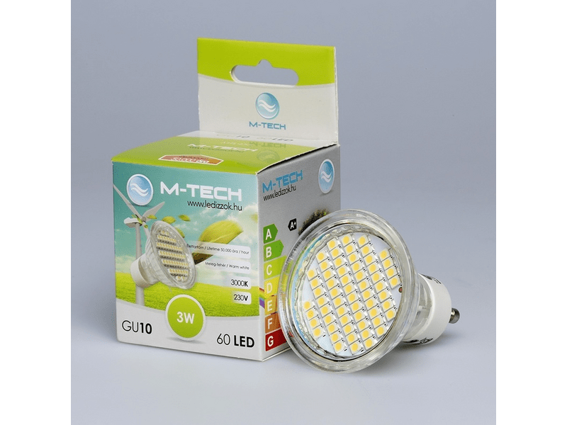 M-Tech LED GU10 60 MTL455 3W