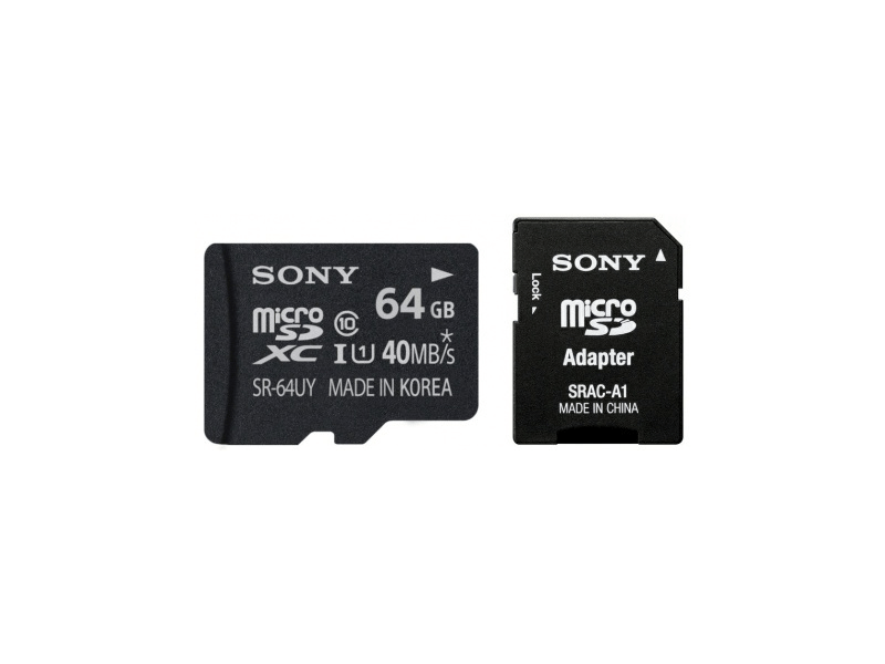 Sony SR64UYA Micro SDXC kártya, 64GB
