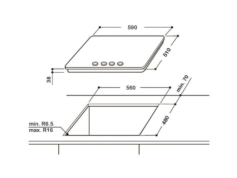 WHIRLPOOL GMF 6422/IXL