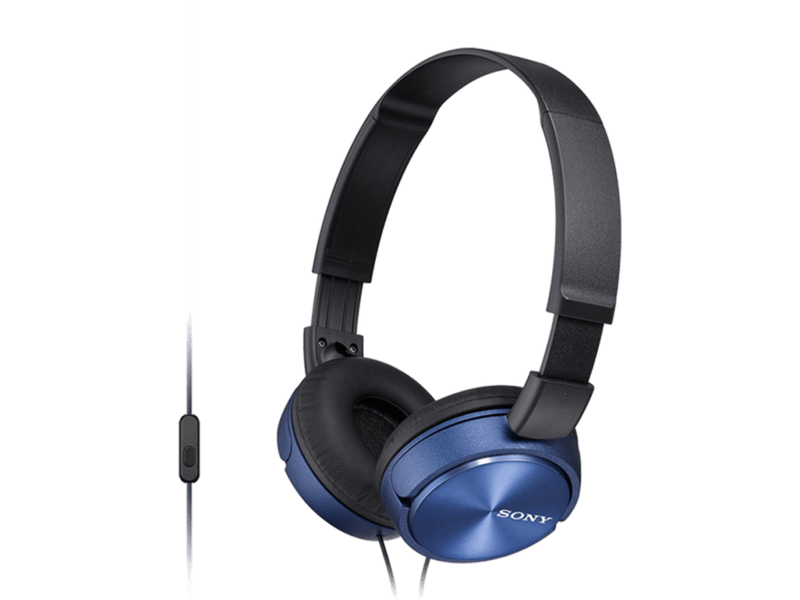 Sony MDRZX310APL Összecsukható Fejhallgató, Kék/Fekete