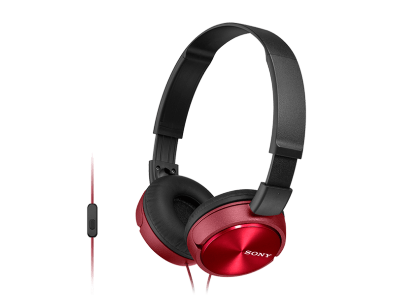 Sony MDRZX310R Fejhallgató, Piros/Fekete