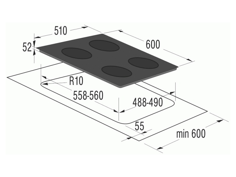 GORENJE IT 612 SY2B Beépíthető indukciós főzőlap