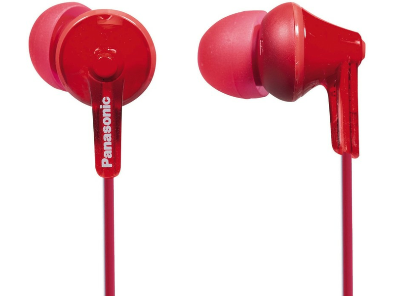 Panasonic RP-HJE125E-R In-Ear Fülhallgató, Piros