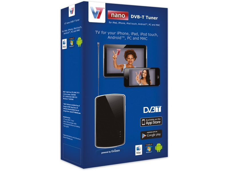 V7 Nano Wifi DVB-T Tuner DTNANO-BLK-HU