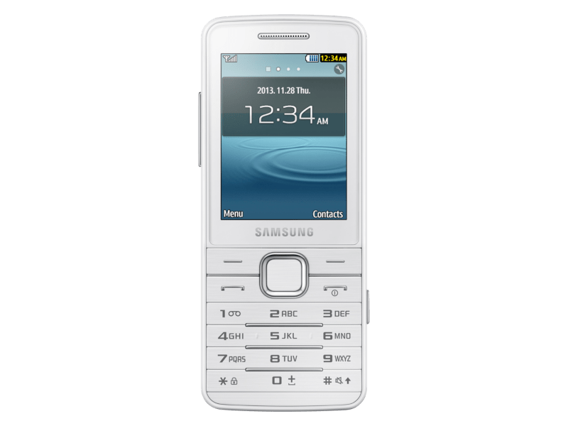 Samsung S5611 Kártyafüggetlen Mobiltelefon, Fehér