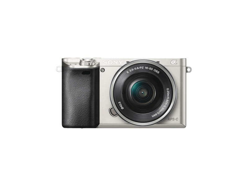 Sony Alpha 6000 E-bajonettes APS-C érzékelővel (ILCE6000LS) + 16-50 mm zoomobjektív, Ezüst