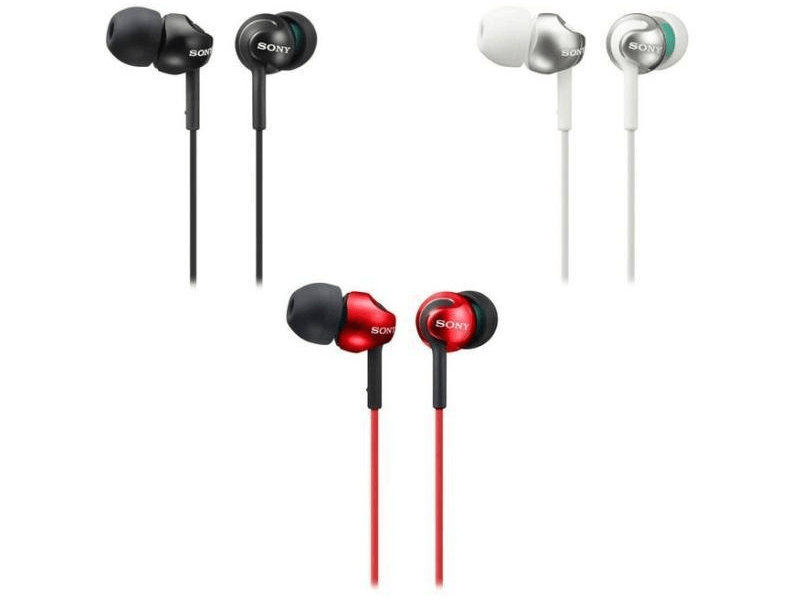 Sony MDR-EX110LPB In-Ear Fülhallgató, Fekete
