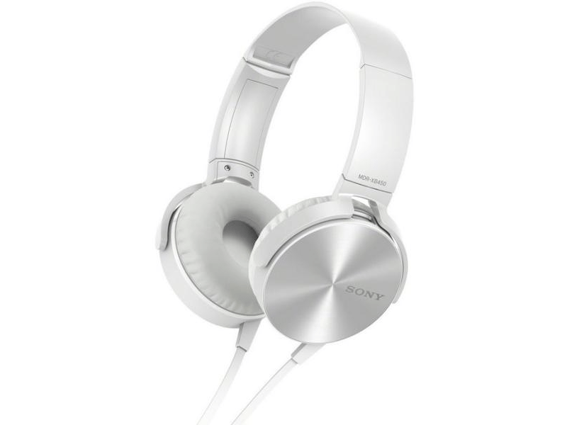 Sony MDRXB450APW Fejhallgató, Fehér