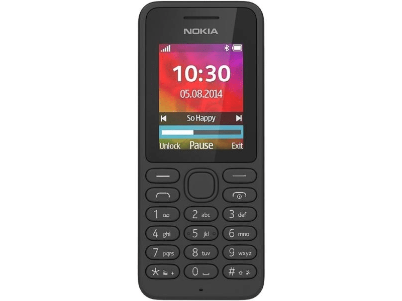Nokia 130 Dual SIM Kártyafüggetlen Mobiltelefon, Fekete