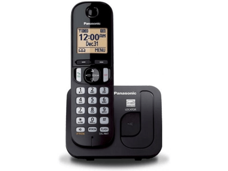 Telefon Panasonic TGC210, crni
