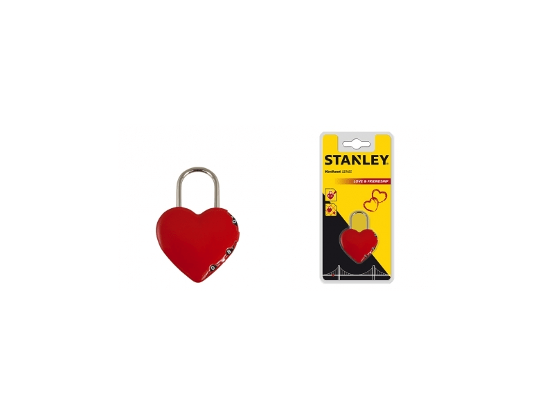 Stanly LAKAT S742-065 Szív alakú lakat
