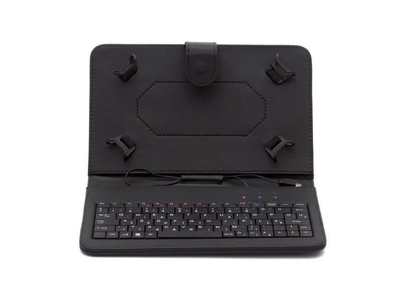 Alcor KB70X 7 collos tablet bőrtok magyar billentyűzettel