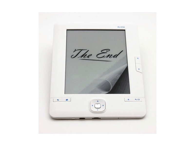 Alcor Bloom 6 eInk e-book olvasó, fehér, virágmintás hátlap