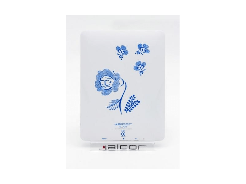 Alcor Bloom 6 eInk e-book olvasó, fehér, virágmintás hátlap