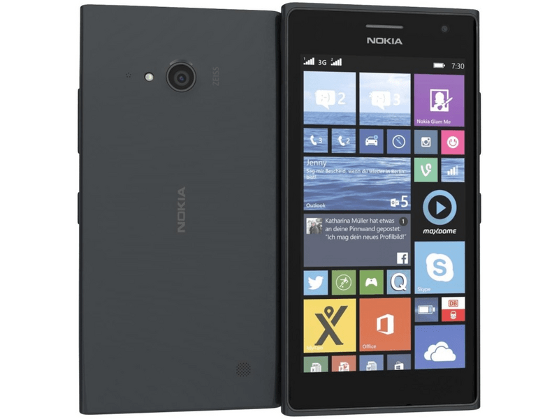 Nokia 730 Dual SIM 8 GB Kártyafüggetlen Mobiltelefon, Szürke