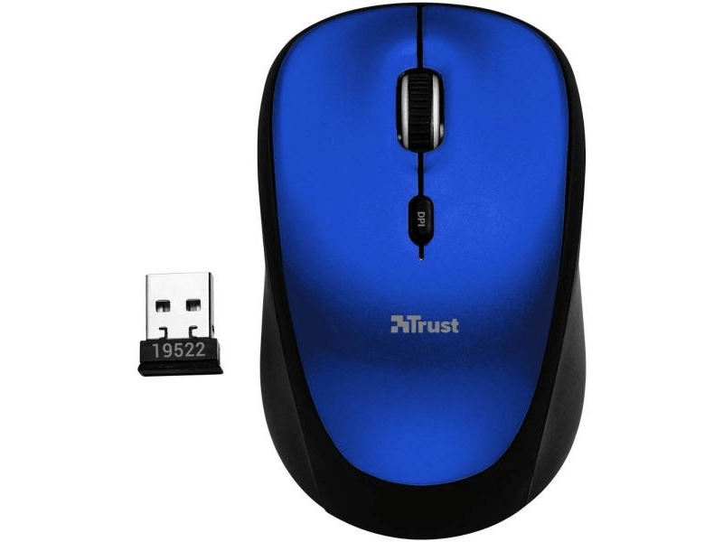 Trust 19522 Vezeték nélküli egér, piros