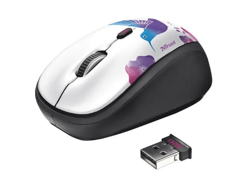 Trust 19522 Vezeték nélküli egér, piros