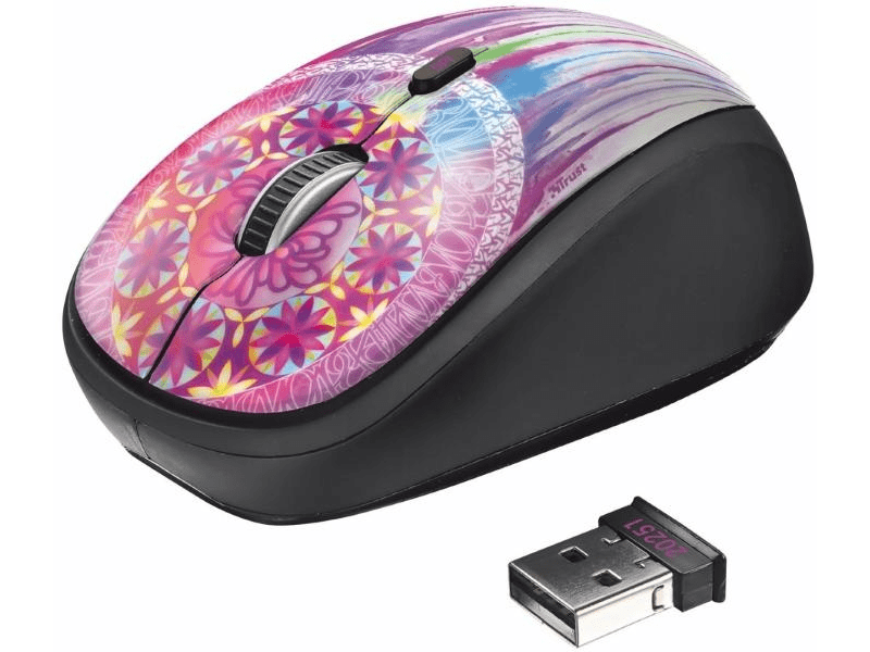 Trust 19522 Vezeték nélküli egér, piros