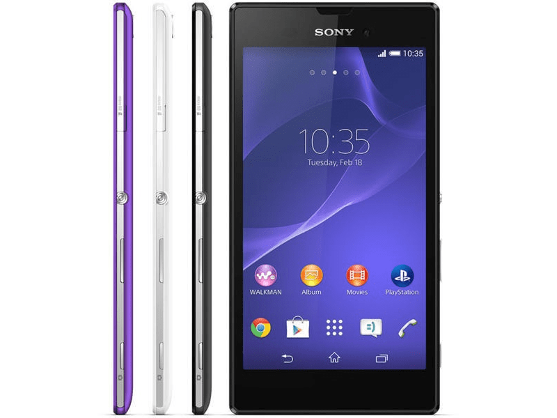 Sony Xperis T3 8 GB Kártyafüggetlen Mobiltelefon, Fekete